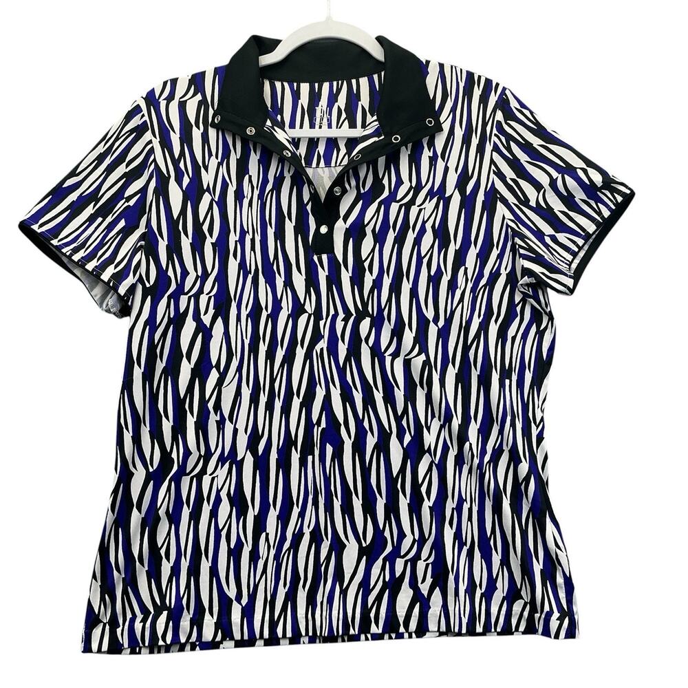 Tail Short Sleeve Activewear Golf Tennis All Outdoor Women’s Size L Multicolor